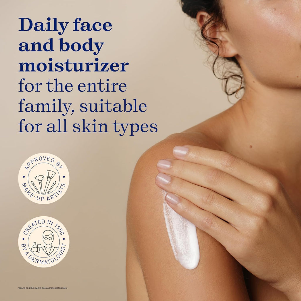 Embryolisse Lait-Crème Fluid+ Face & Body Cream, Multi-Use Lightweight Moisturizer with Shea Butter & Aloe Vera. Fast Absorbing, For All Skin Types