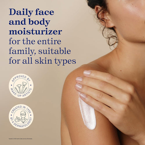 Embryolisse Lait-Crème Fluid+ Face & Body Cream, Multi-Use Lightweight Moisturizer with Shea Butter & Aloe Vera. Fast Absorbing, For All Skin Types
